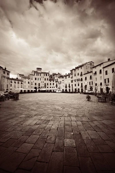 Vista Panoramica Piazza Dell Anfiteatro Lucca — Foto Stock