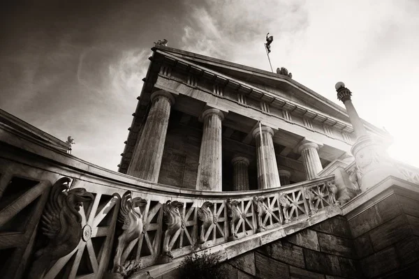 Edificio Della Biblioteca Nazionale Atene Grecia — Foto Stock