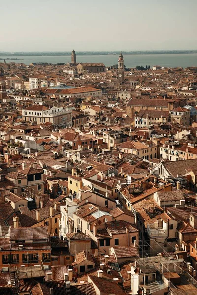 Vista Del Horizonte Venecia Desde Arriba Torre Del Reloj Plaza —  Fotos de Stock