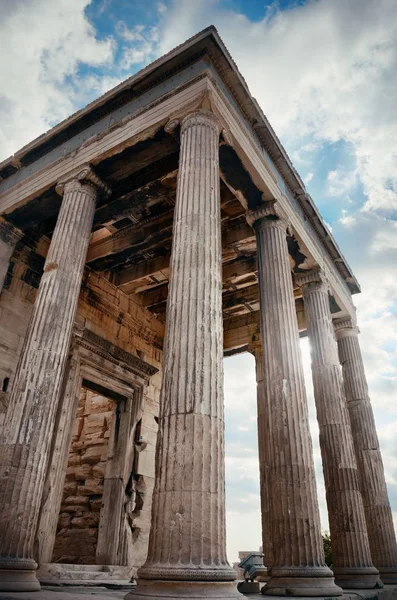 Храм Ерехтейон Акрополі Афіни Греція — стокове фото