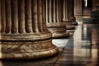 Closeup görünüm mimarisinin Atina, Yunanistan.