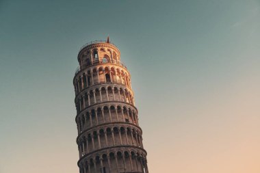 Leaning tower Pisa, İtalya.