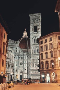Doğal görünümünü Duomo Santa Maria Del Fiore Floransa, İtalya