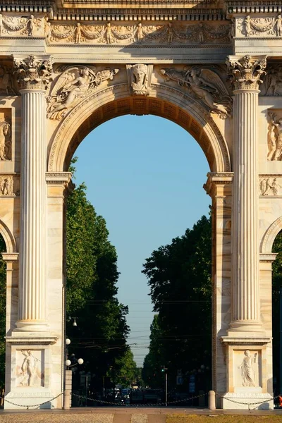 Arch Peace Arco Della Pace Milan Italy — Stock Photo, Image