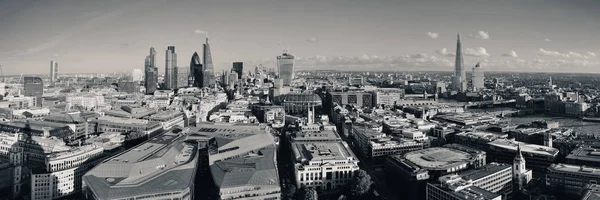 Vista Panorámica Azotea Londres Blanco Negro Con Arquitectura Urbana —  Fotos de Stock