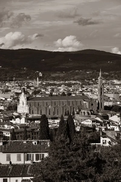 Panoramautsikt Över Stadssilhuetten Florens Italien — Stockfoto