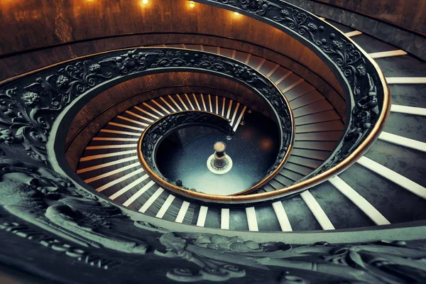 Escalera Caracol Museo Vaticano — Foto de Stock