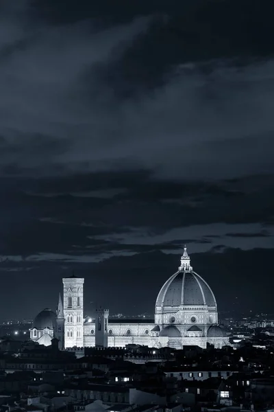 Catedral Florencia Con Horizonte Ciudad Vista Desde Piazzale Michelangelo Por — Foto de Stock