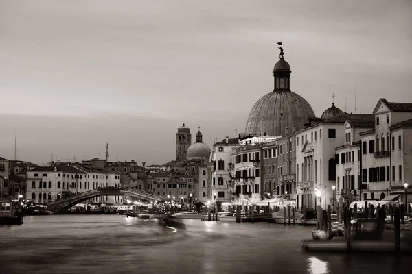 Venise Vue Grand Canal Avec Bâtiments Historiques Italie — Photo