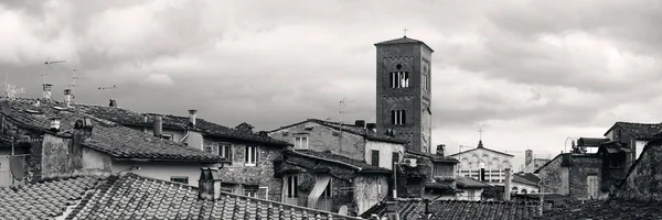 Tower Chiesa San Pietro Roofs Historic Buildings Lucca Italy — Stock Photo, Image