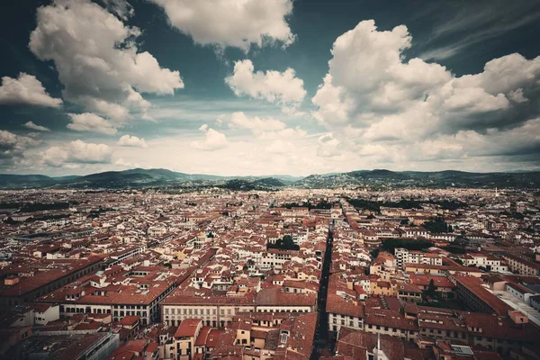 Panoramatický Výhled Panorama Města Florencie Itálie — Stock fotografie