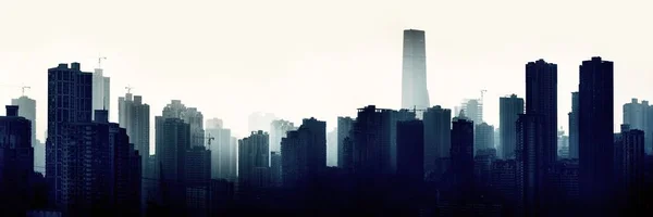 Chongqing Urban Architecture City Skyline Panorama China — Stock Photo, Image