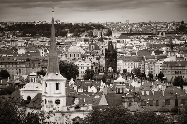 Prague Rooftop View Historical Buildings Czech Republic — Stock Photo, Image