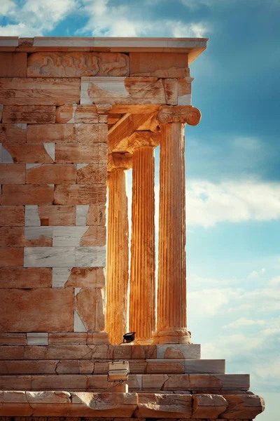 Erechtheion Tempel Acropolis Athene Griekenland — Stockfoto