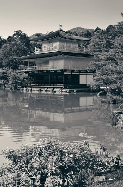 Temple Kinkaku Avec Bâtiment Historique Kyoto Japon — Photo