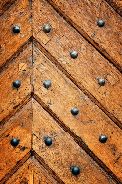 Wooden Door Abstract Patterns Prague Czech Republic — Stock Photo, Image