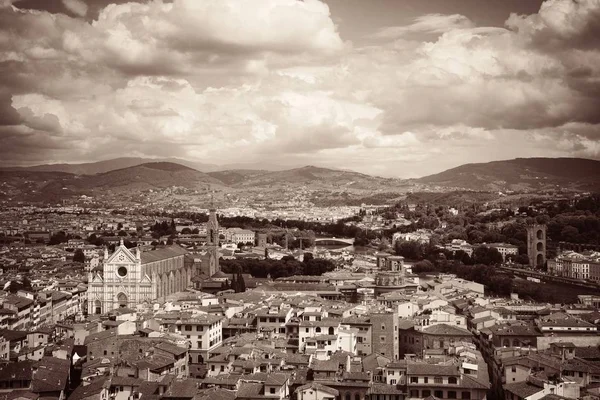 Panoramik Şehir Manzarası Floransa Talya — Stok fotoğraf
