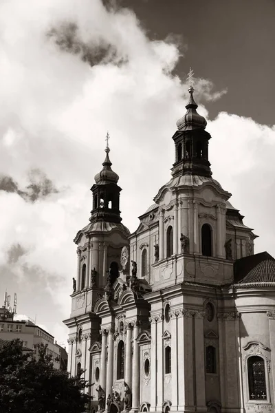 Prag Stadsutsikt Med Historiska Byggnader Tjeckien — Stockfoto