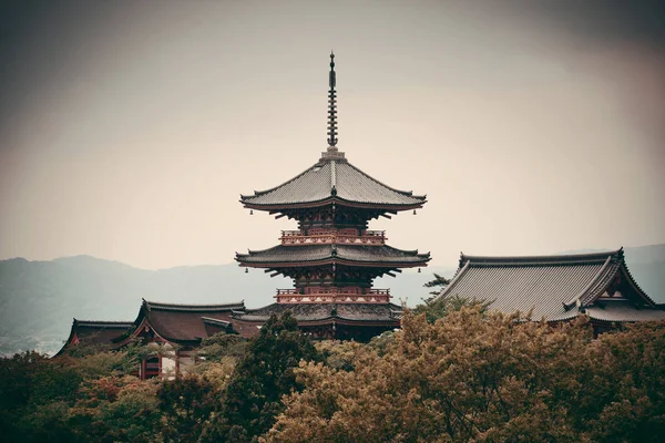 Torre Pagode Jishu Jinja Santuário Kyoto Japão — Fotografia de Stock