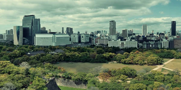 Osaka Urban City Park Rooftop View Japan — Stock Photo, Image