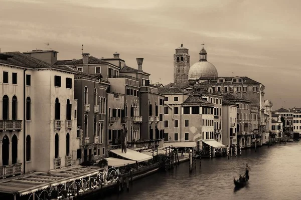 Venecia Gran Vista Del Canal Con Edificios Históricos Italia — Foto de Stock