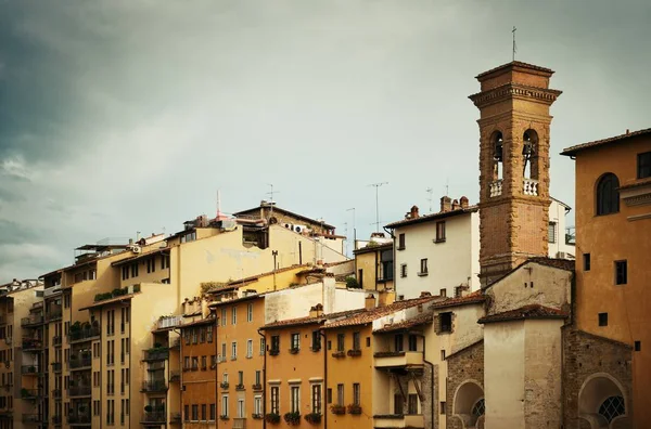 Vista Panorámica Los Tejados Edificios Antiguos Florencia Italia — Foto de Stock