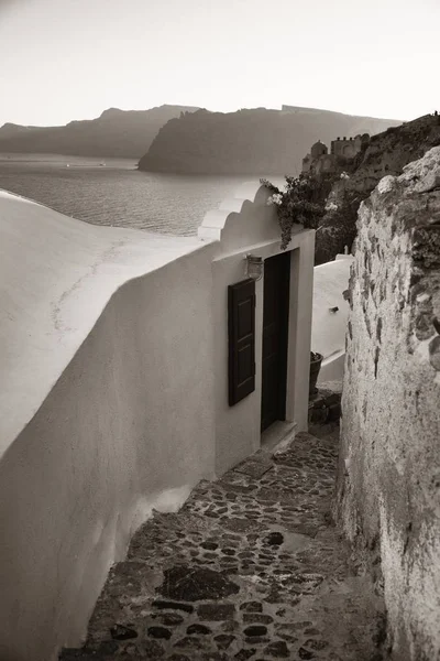 Santorini Inselblick Mit Traditioneller Architektur Griechenland — Stockfoto