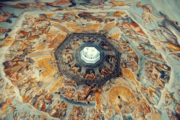 Affresco Duomo Santa Maria Del Fiore Firenze — Foto Stock