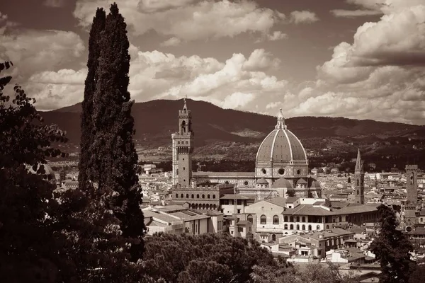 Vista Panorámica Del Duomo Santa Maria Del Fiore Florencia Italia — Foto de Stock