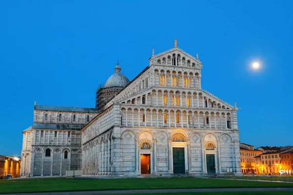 Catedral Piazza Dei Miracoli Praça Dos Milagres Pisa Itália Entardecer — Fotografia de Stock