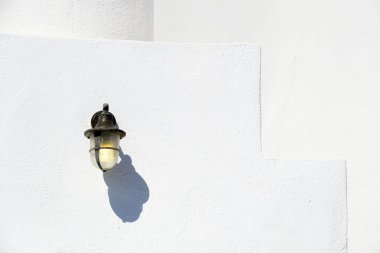 Yunanistan 'da geleneksel mimarisi olan Santorini adası.