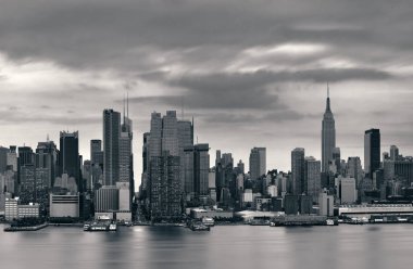 New York şehir manzarası gökdelenler ile panoramik manzaralı 