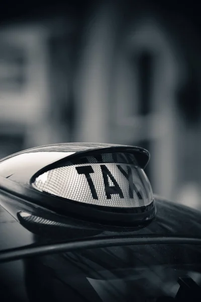 Ročník Taxi Ulici Londýně — Stock fotografie