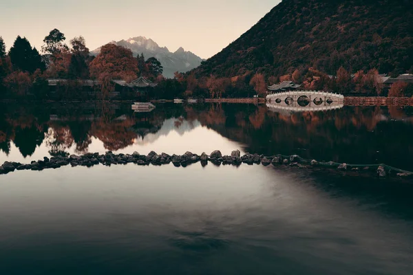 Piscina Black Dragon Lijiang Yunnan Cina — Foto Stock