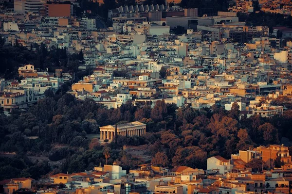 Temple Héphaïstos Sommet Montagne Athènes Grèce — Photo