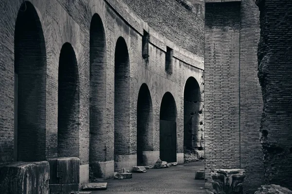 Arco Nel Colosseo Punto Riferimento Simbolo Roma Italia — Foto Stock