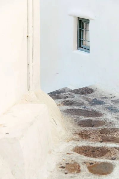 Arquitectura Griega Tradicional Isla Mykonos Grecia — Foto de Stock