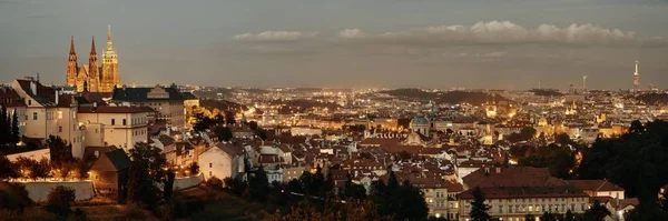 Malowniczy Widok Zamek Praski Saint Vitus Cathedral Republika Czeska — Zdjęcie stockowe