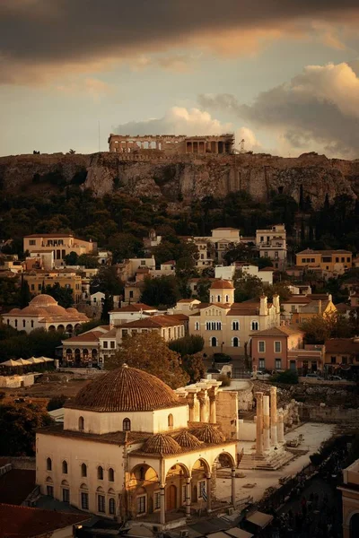 Atenas Vista Panorámica Azotea Grecia — Foto de Stock