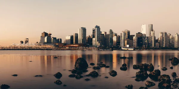 Vancouver Centrum Met Stedelijke Gebouwen Waterfront — Stockfoto