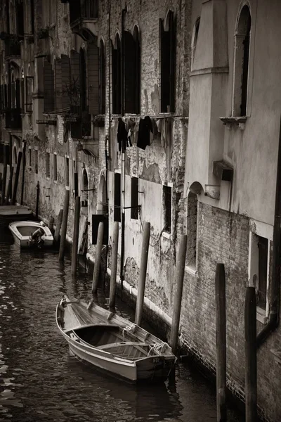 Venedig Kanalblick Mit Historischen Gebäuden Italien — Stockfoto