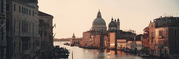 Iglesia Santa Maria Della Salute Gran Canal Vista Panorámica Venecia — Foto de Stock