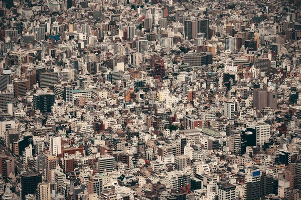 Tokio Stedelijke Dak Uitzicht Achtergrond Japan — Stockfoto