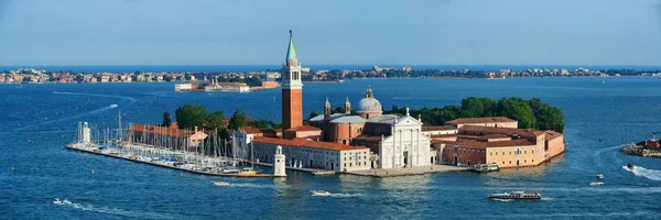 Vista Aérea Isla San Giorgio Maggiore Venecia Italia — Foto de Stock