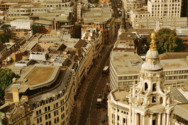 ロンドン都市建築の屋上パノラマ — ストック写真