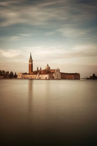 Die Kirche San Giorgio Maggiore Bei Sonnenaufgang Venedig Italien — Stockfoto