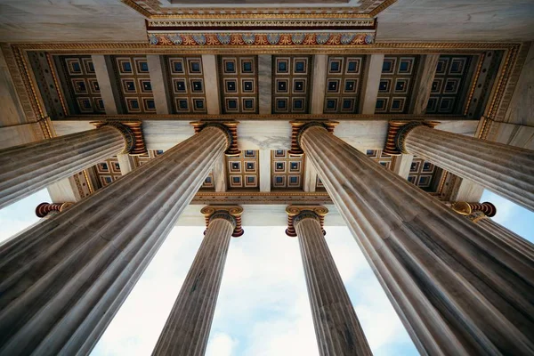 Närbild Arkitekturen Aten Grekland — Stockfoto