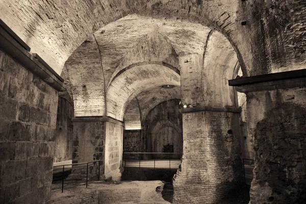 Tunnel Och Barrikad Lucca Italien — Stockfoto