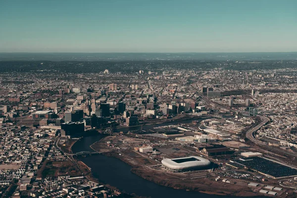 Centro Newark Visto Nova Jersey — Fotografia de Stock