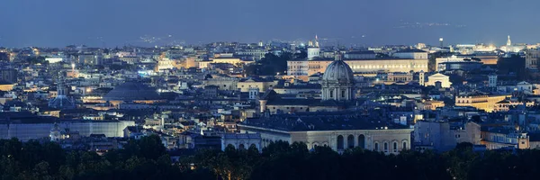 Rome Vue Panoramique Sur Toit Avec Horizon Architecture Antique Italie — Photo